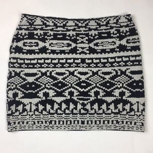 SEARCH for SANITY embroidered mini skirt
